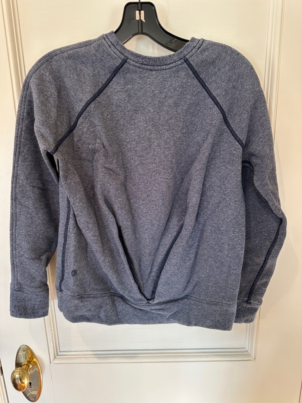 Lululemon Just Pleat It Crew
Heathered Speckled True Navy SZ 2-4 - Picture 2 of 5